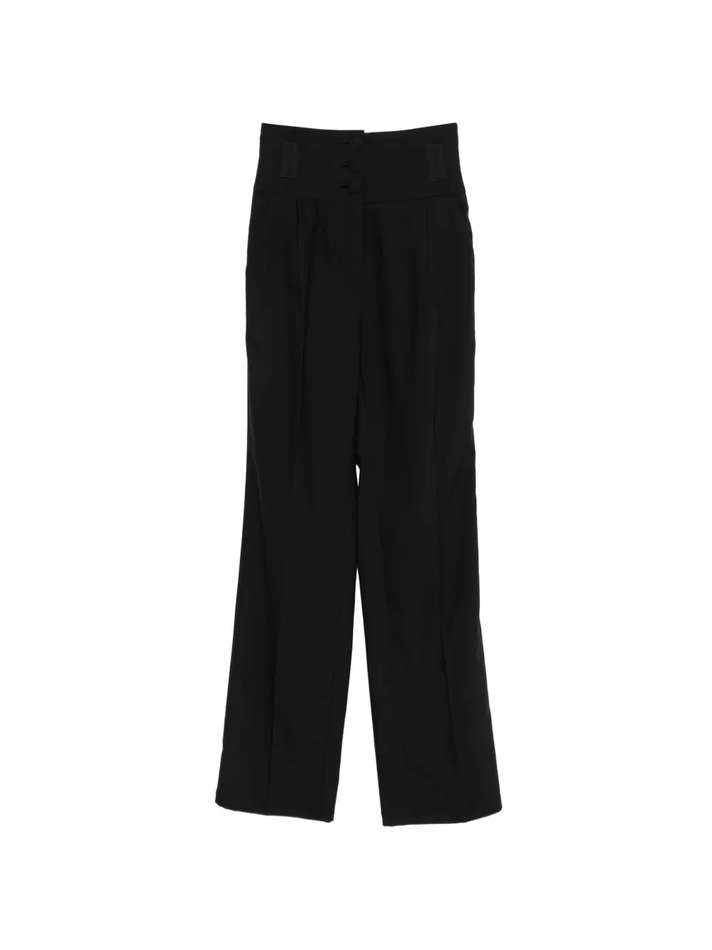 MITILIANE COUTURE Pantaloni a vita alta - Nero