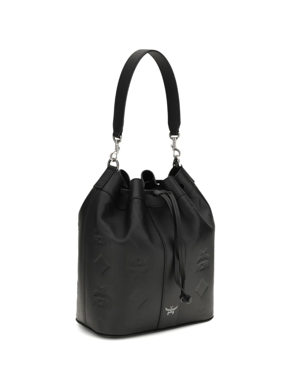 MCM Medium Dessau bucket-tas Zwart