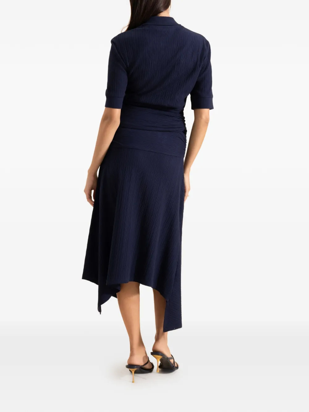 Victoria Beckham short-sleeve polo shirt - Blauw