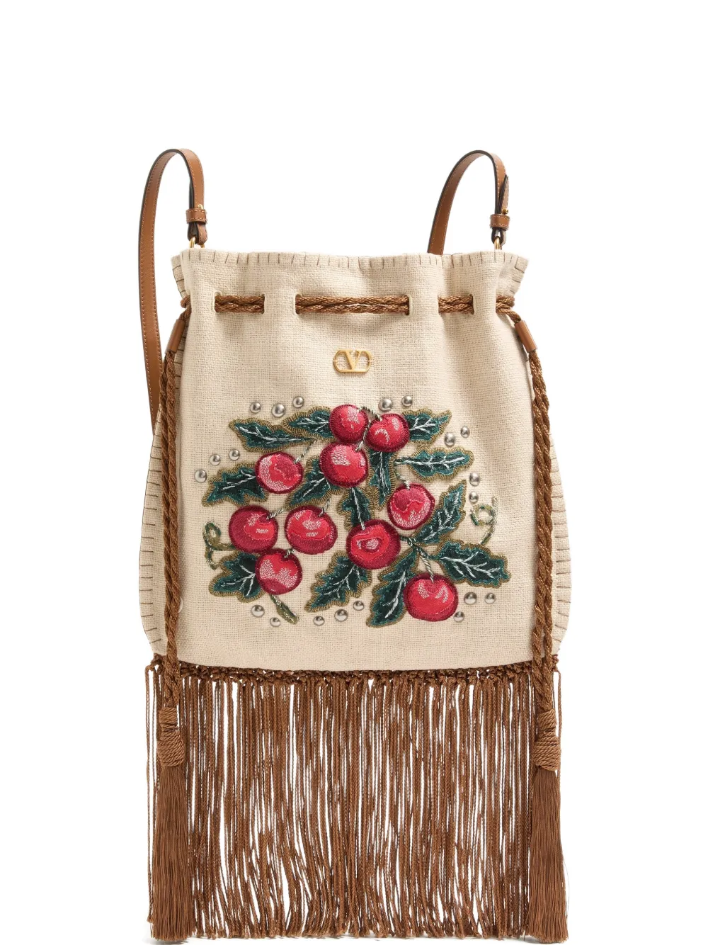 Valentino Garavani Borsa a secchiello Nellc�te Alice - Toni neutri