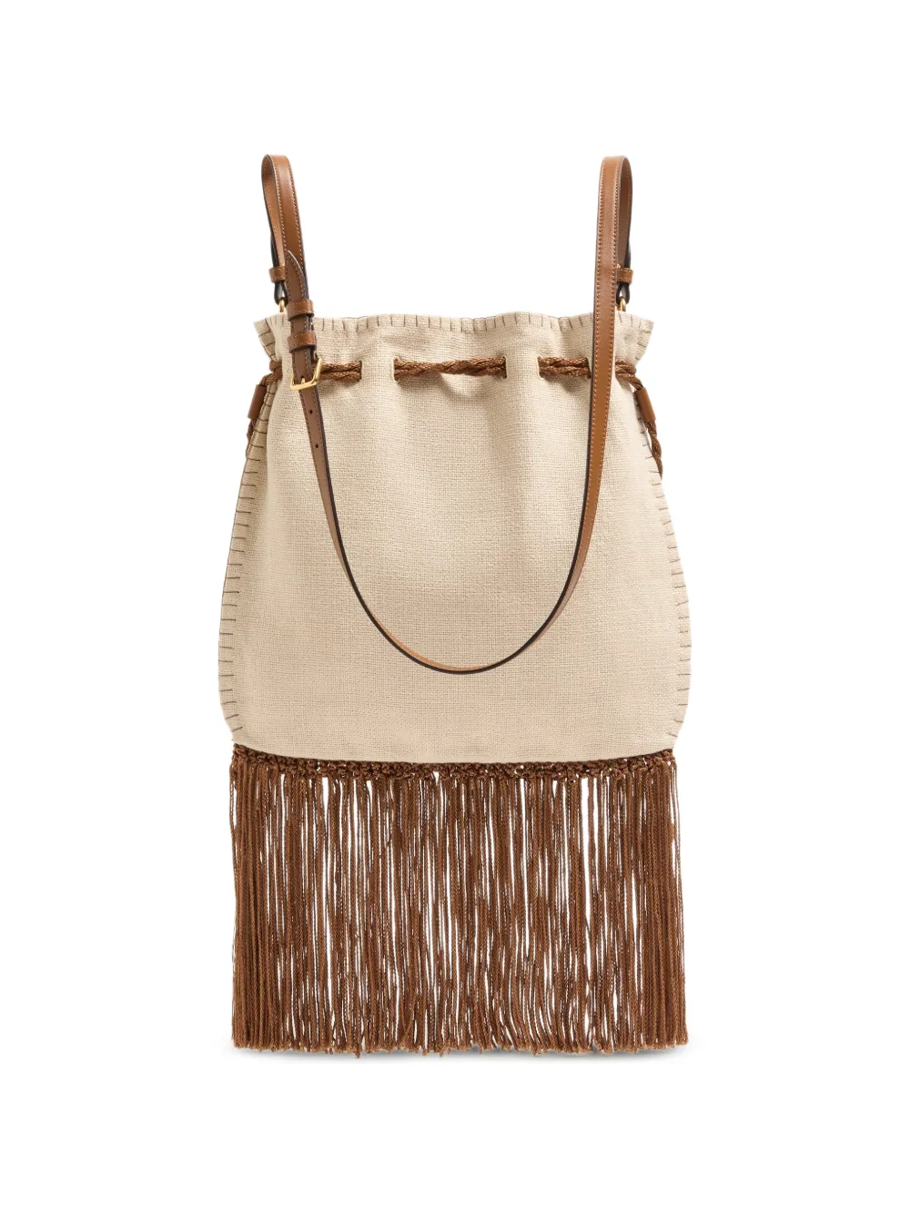 Valentino Garavani Nellcôte Alice bucket-tas Beige