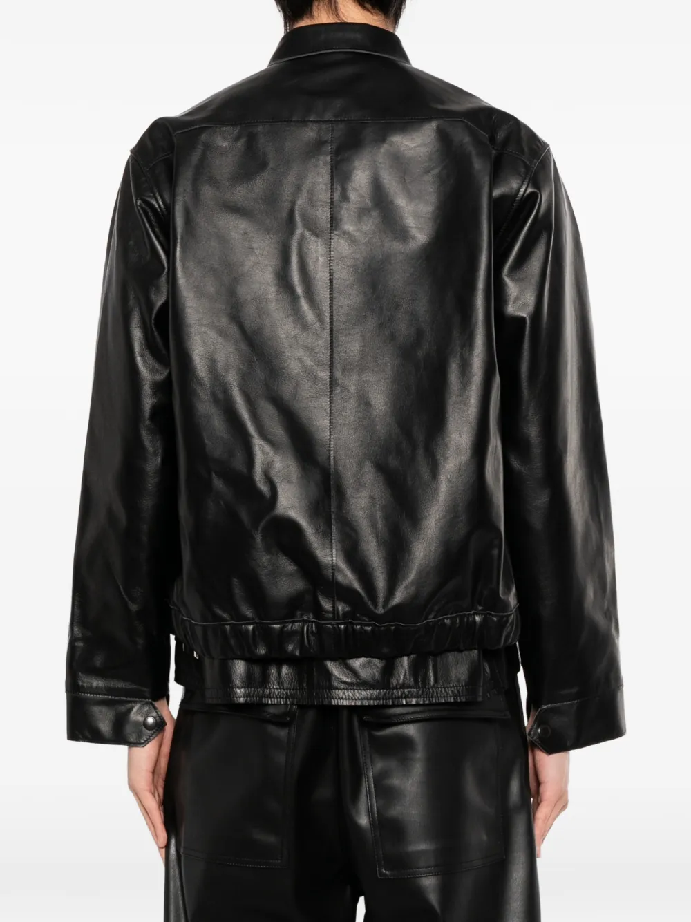 Sacai ジップディテール ジャケット | ブラック | FARFETCH JP
