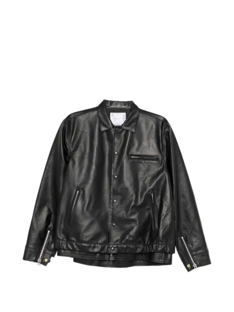 sacai zip detail jacket