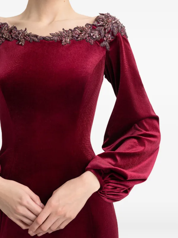velvet maxi long sleeve dress Elegant for Women Fall Long Dress with Belt Winter Wedding Guest Mother of The Bride Dress Christmas Family Gatherings Maternity Cocktail Party Dresses Black S Dress to impress in this Red Velvet Maxi Dress Taupe Velvet Smocked Long Sleeve