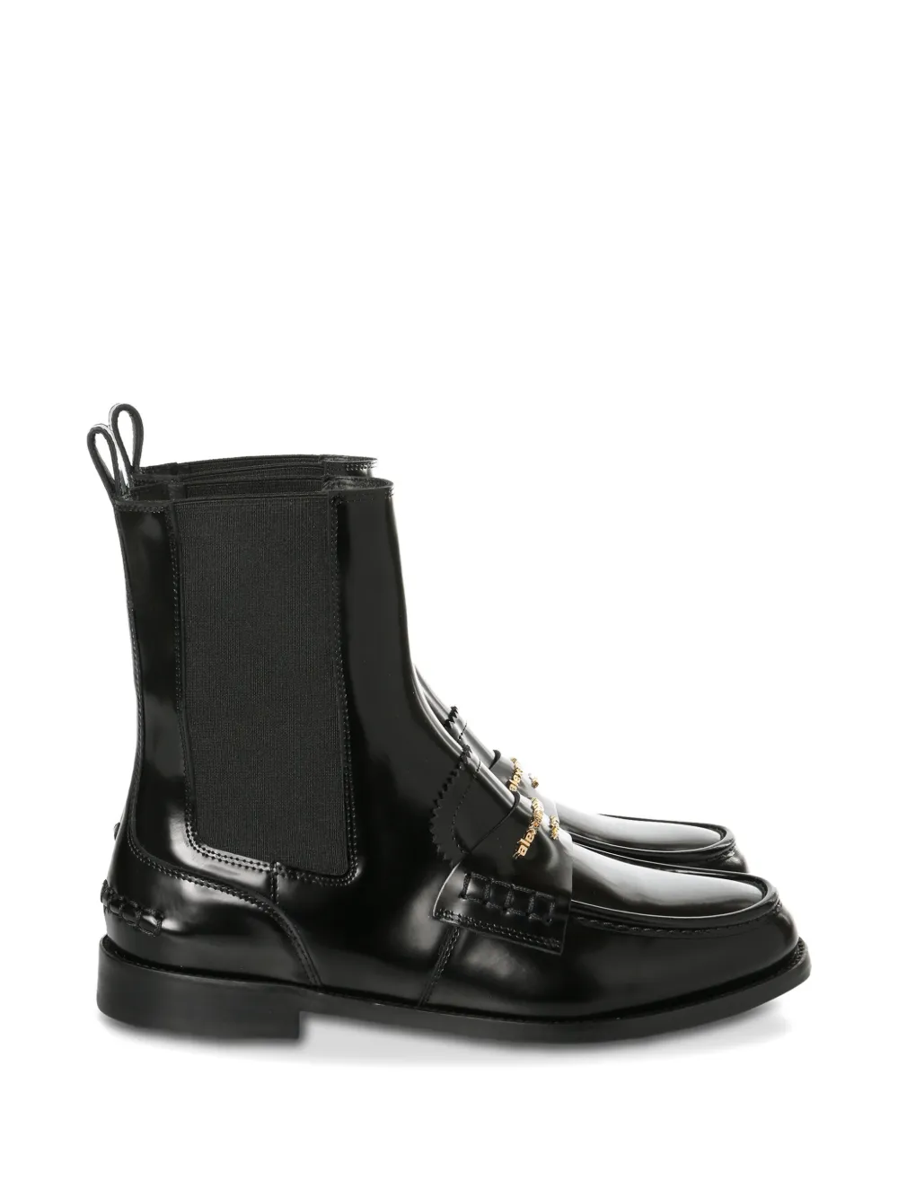 Alexander Wang chain-embellished boots Zwart