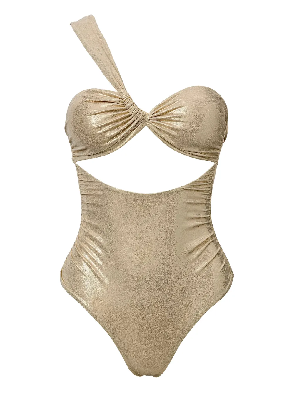 SOFIA ERHAN Aura cutout swimsuit - Toni neutri