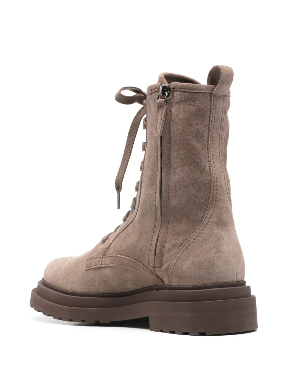 Brunello Cucinelli Veterlaarzen met chunky zool Bruin