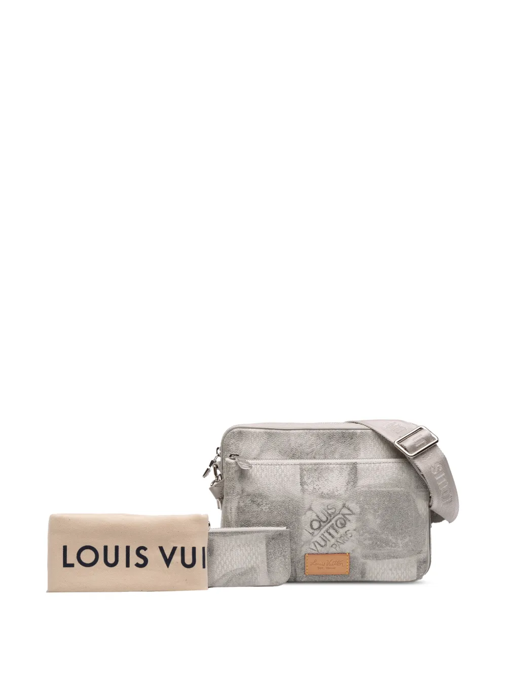 2021-2025 Damier Salt Trio Messenger Bag Crossbody Bag