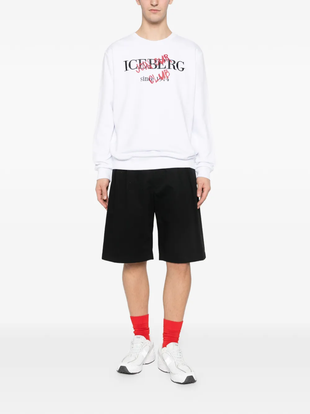 Iceberg graphic print sweatshirt - Wit