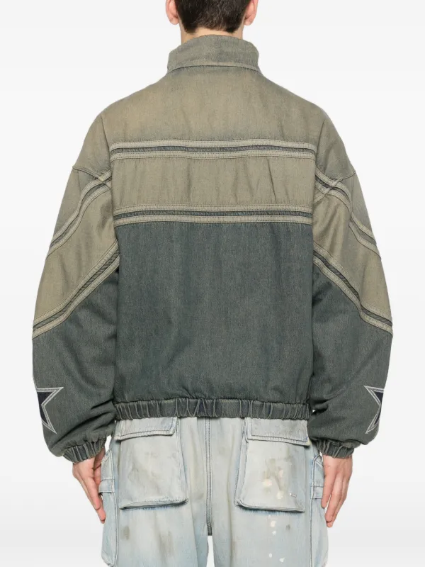 AMIRI ロゴ デニムジャケット | ブルー | FARFETCH JP