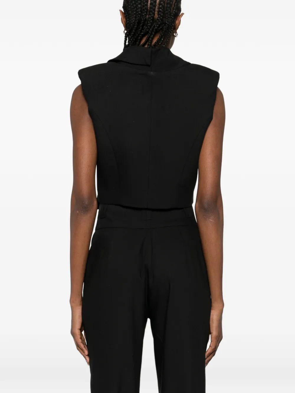 MITILIANE COUTURE Asymmetrische top Zwart