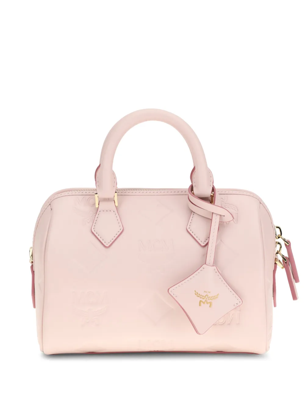 MCM small Ella Boston tote bag - Rosa
