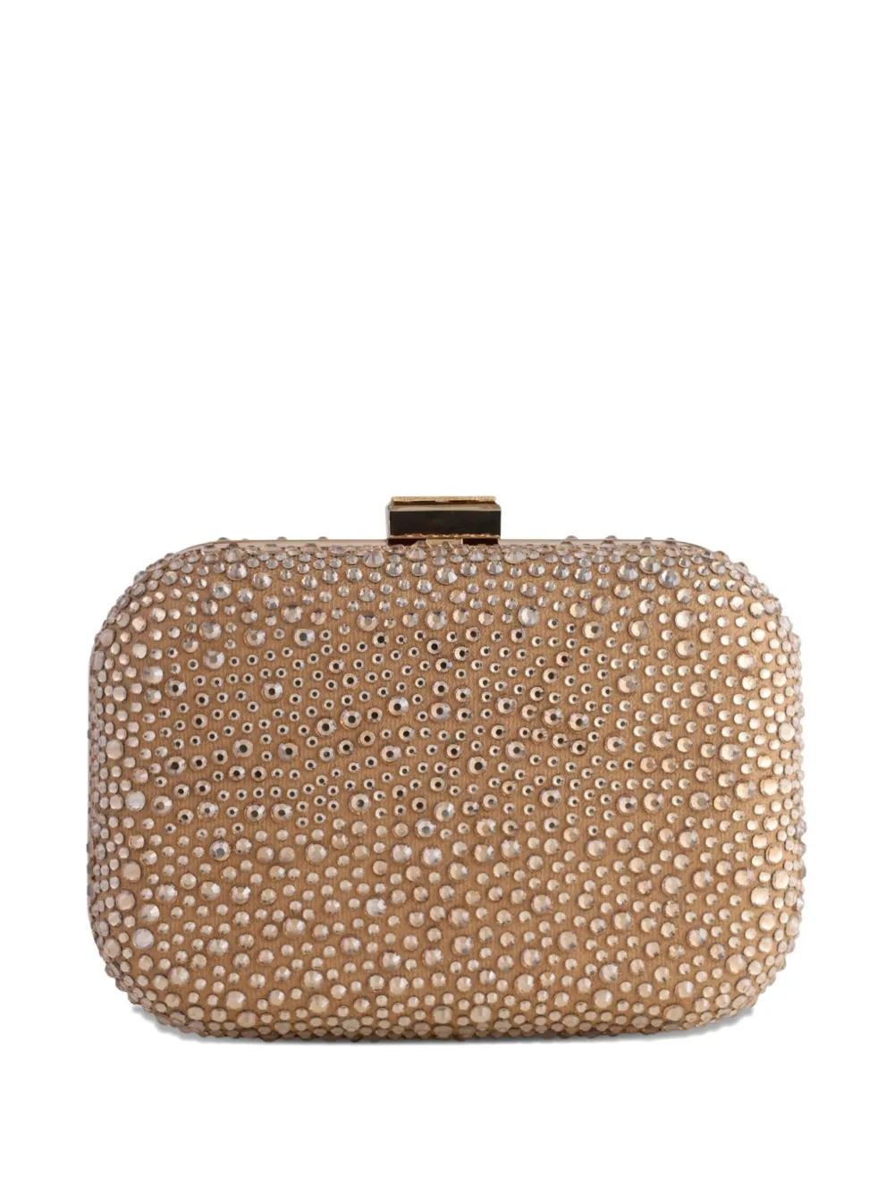 Gemy Maalouf crystal-embellished crepe clutch bag - Oro
