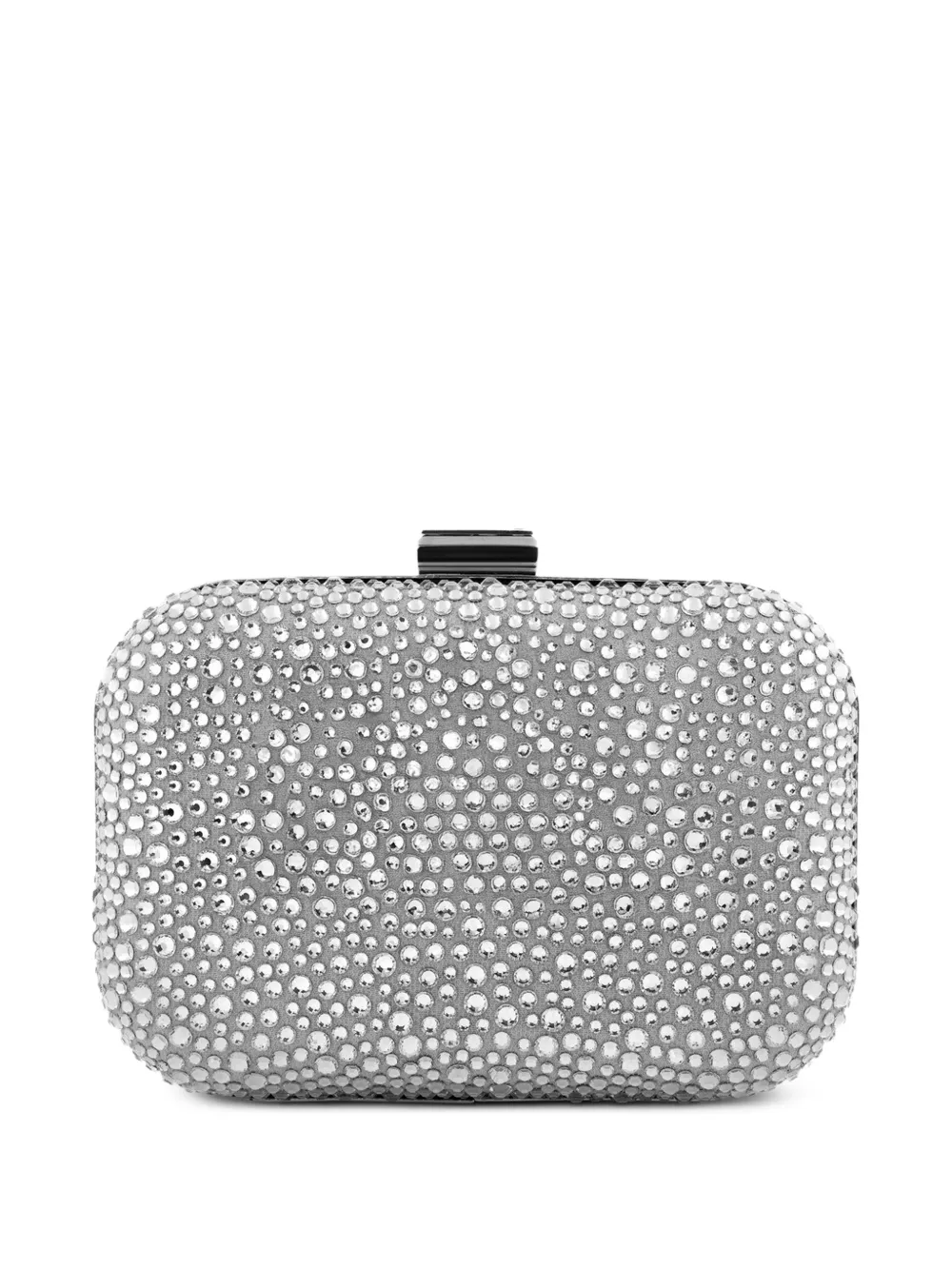 Gemy Maalouf Clutch con cristalli - Argento