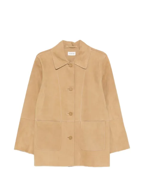 P.A.R.O.S.H. Minuetto panelled suede coat 
