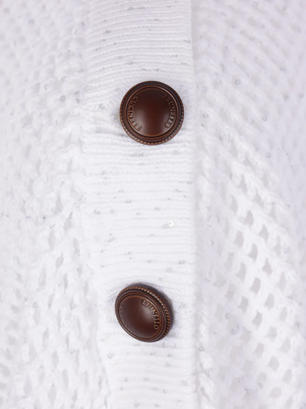 Brunello Cucinelli Trui met knopen Beige