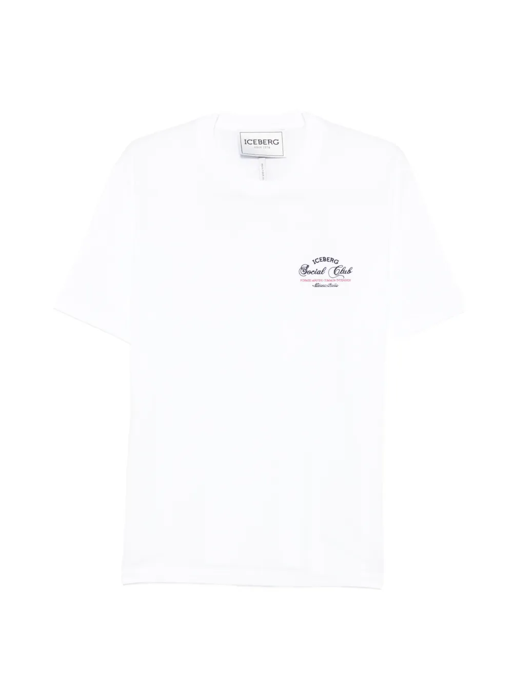 Iceberg logo graphic T-shirt - Bianco