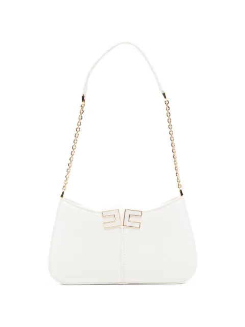 Elisabetta Franchi logo chain shoulder bag
