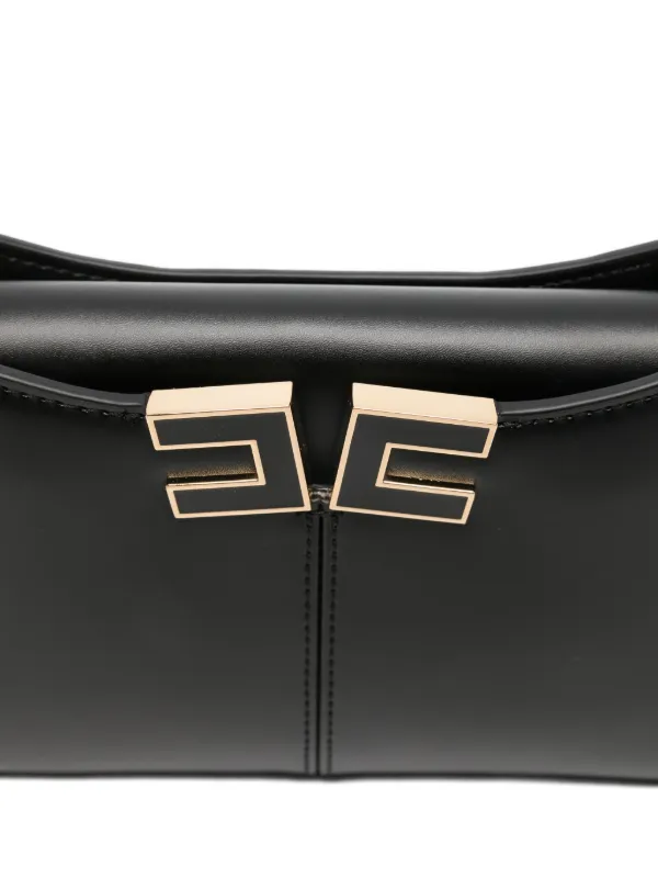 Elisabetta Franchi over-the-shoulder Bag With Logo Detail | Black