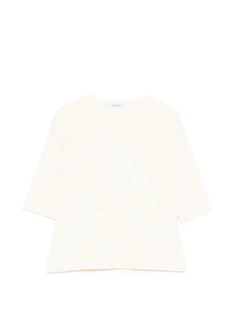 Max Mara top largo con moño