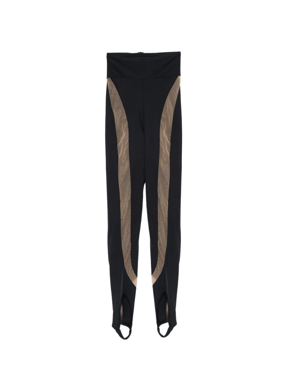 MITILIANE COUTURE Leggings con inserti - Nero