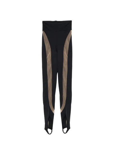 MITILIANE COUTURE mesh panelled leggings