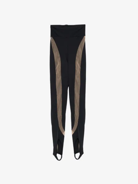 MITILIANE COUTURE mesh panelled leggings