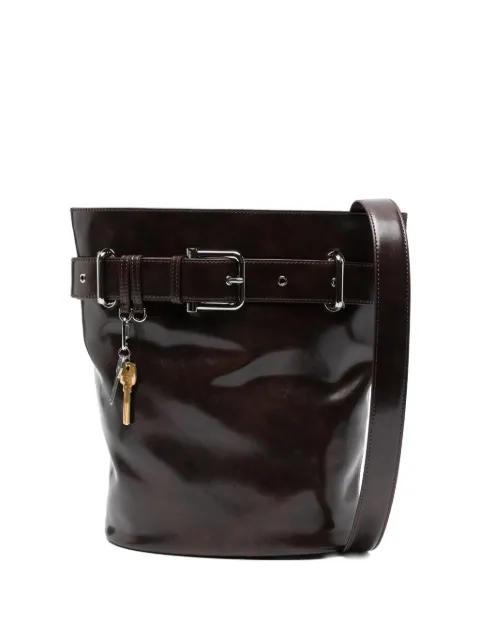 Osoi belted bucket bag