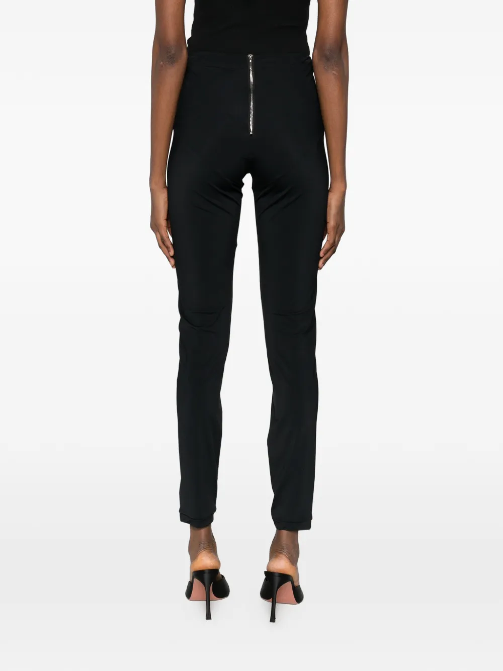 MITILIANE COUTURE Legging met rits Zwart