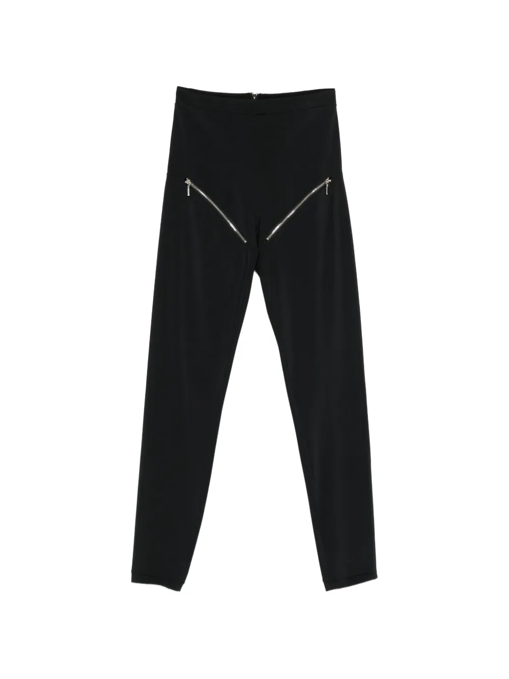 MITILIANE COUTURE Leggings con zip - Nero
