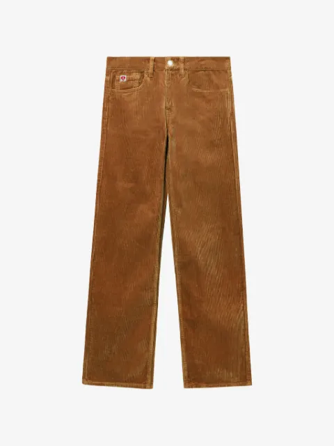 A BATHING APE® corduroy straight trousers