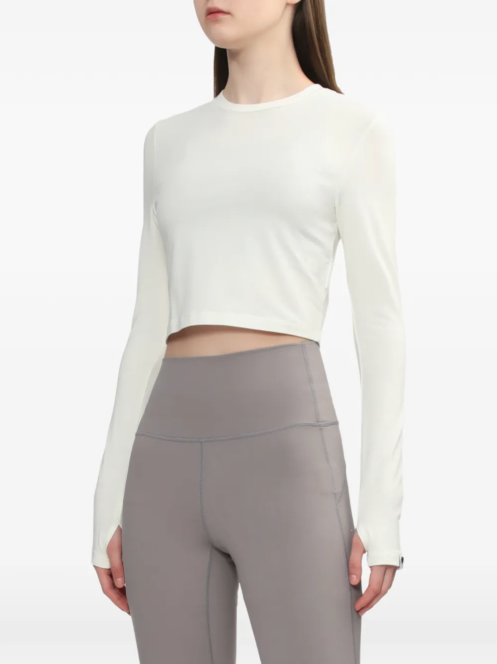  A Bathing Ape® Cropped Long-sleeve Top - Neutrals 