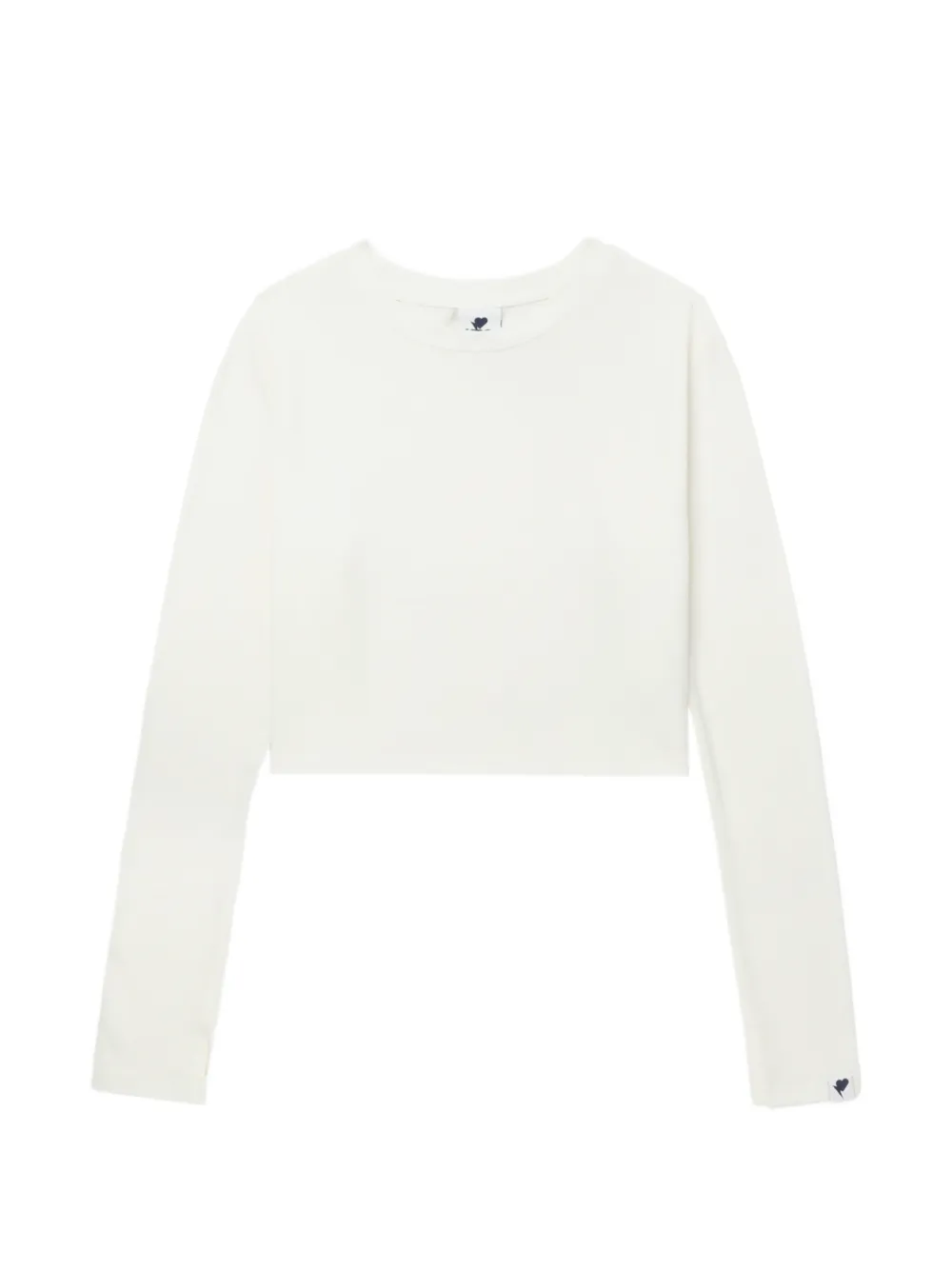 APEE™ by *A BATHING APE® cropped long-sleeve top - Toni neutri