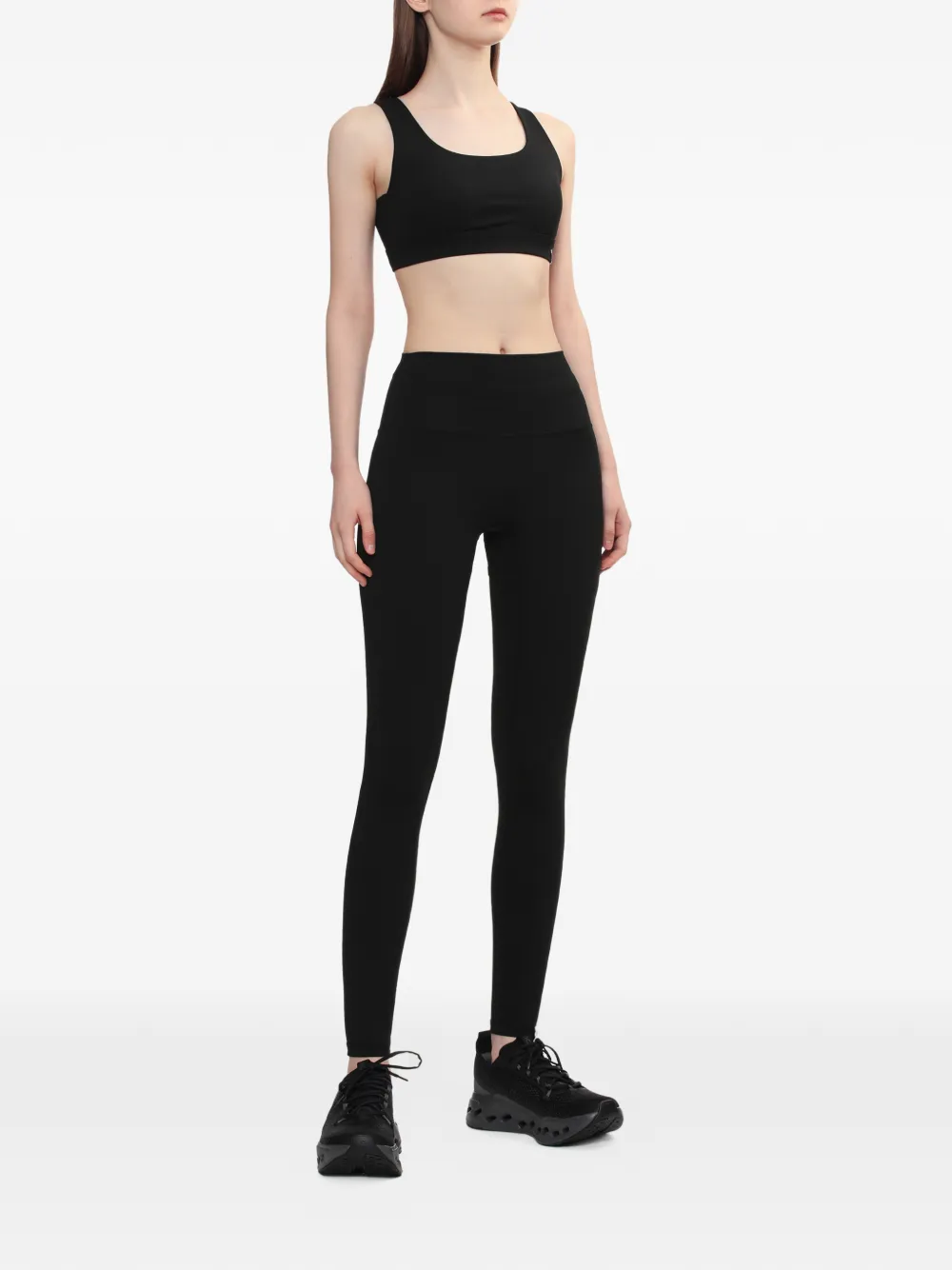 APEE™ by *A BATHING APE racerback sports bra - Zwart