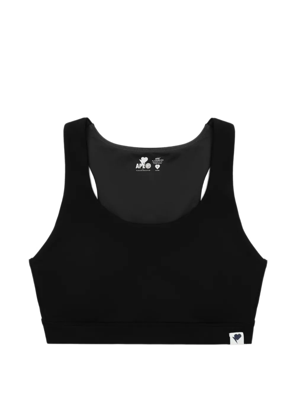 APEE™ by *A BATHING APE® racerback sports bra - Schwarz