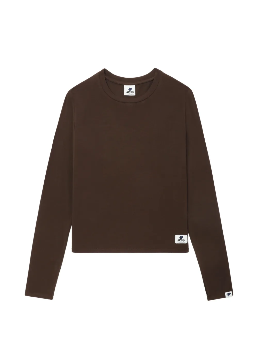 APEE™ by *A BATHING APE® long-sleeve T-shirt - Marrone