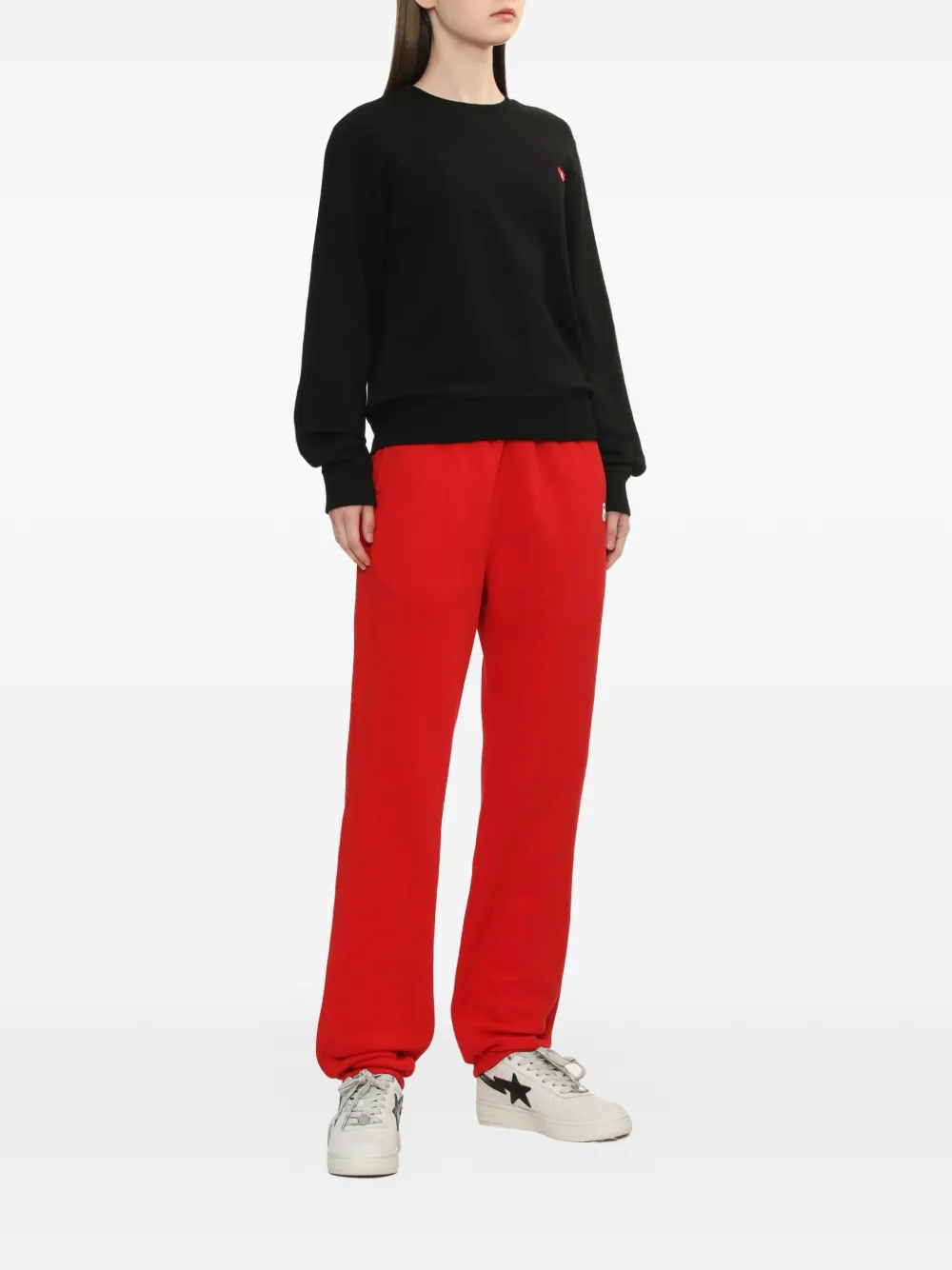  A Bathing Ape® Appliqué Sweater - Black 