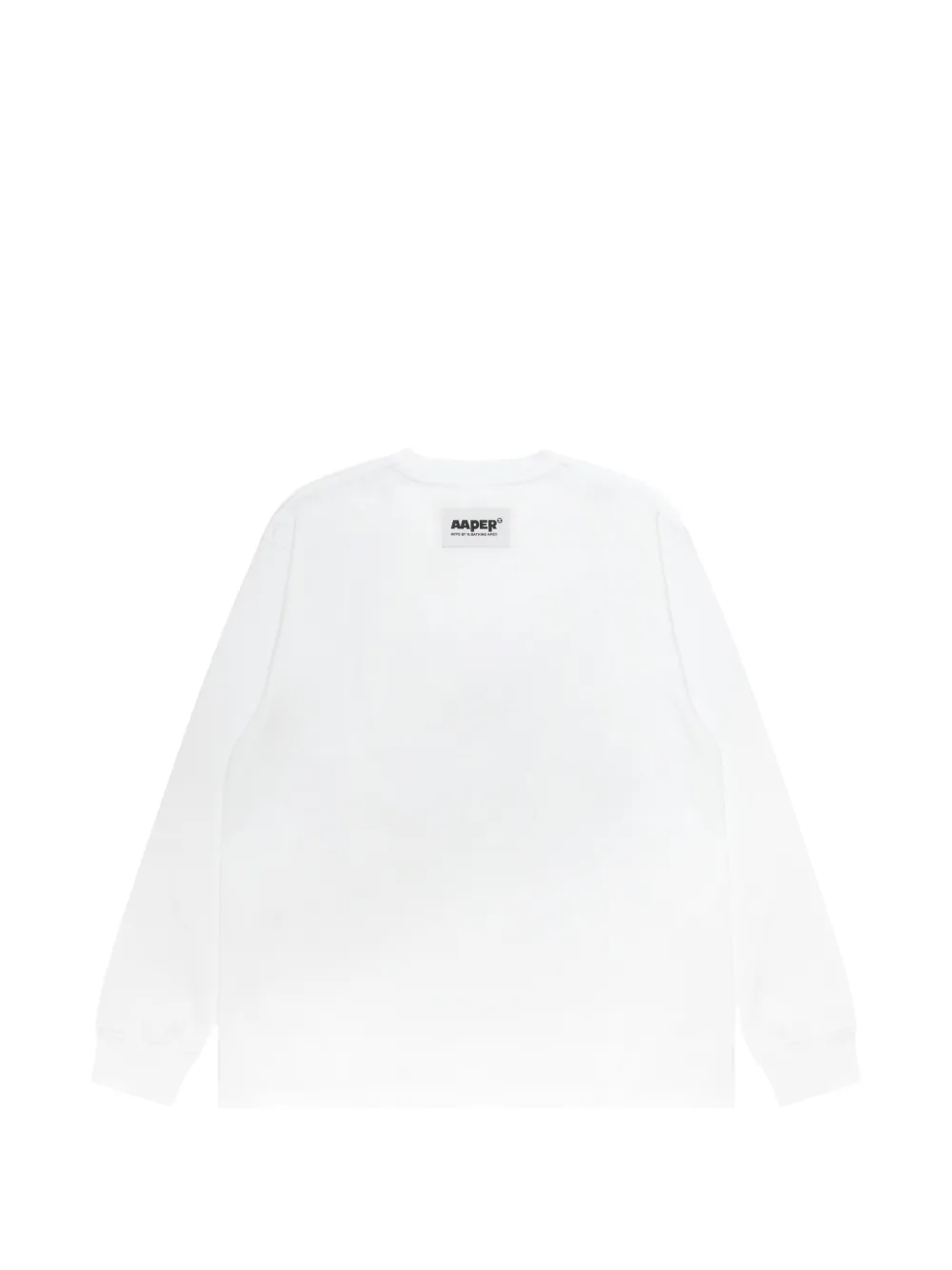 AAPE BY *A BATHING APE long-sleeve T-shirt - Wit