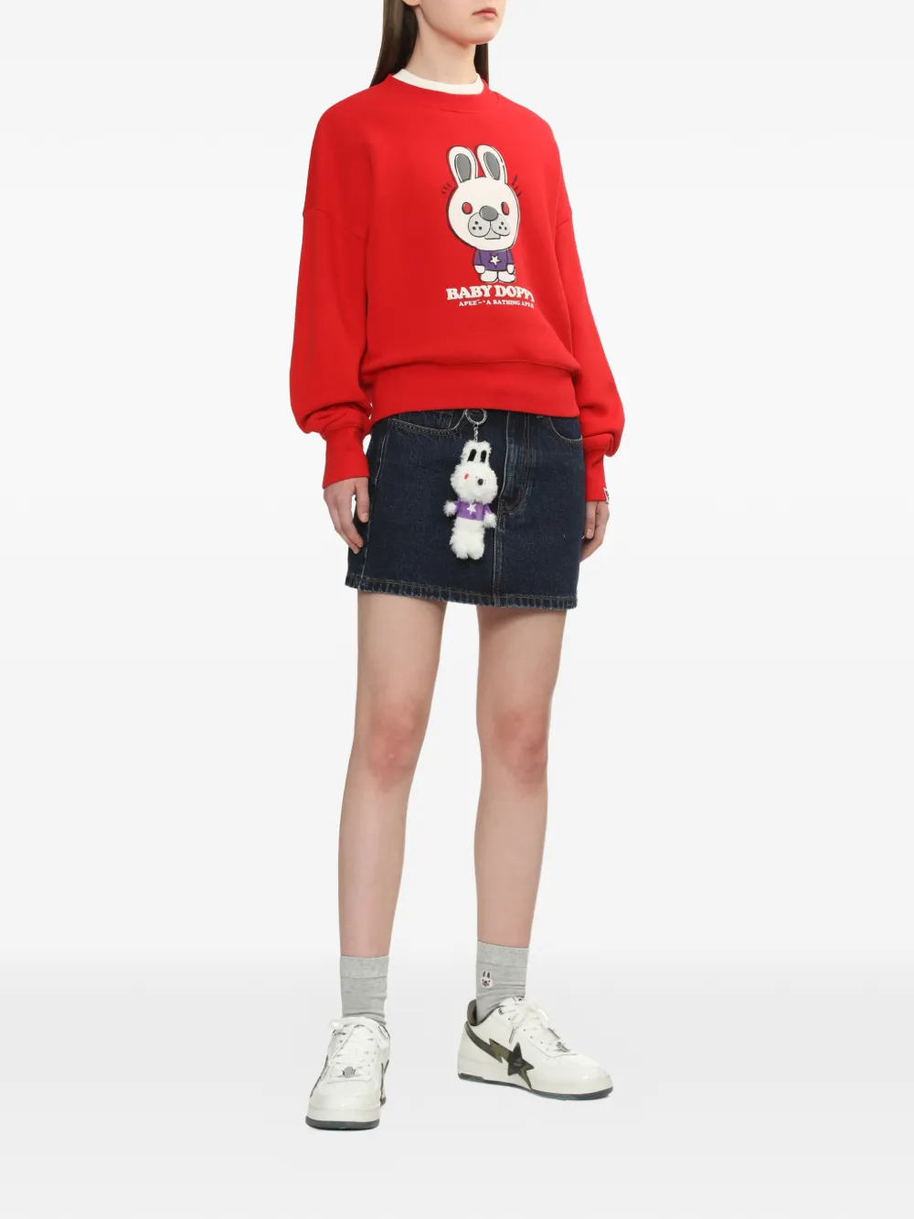  A Bathing Ape® Babby Doppy Sweatshirt - Red 