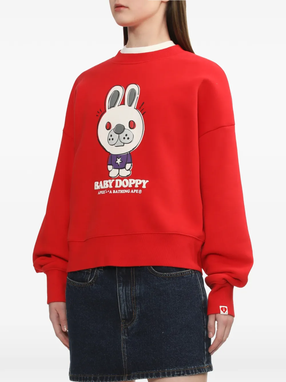  A Bathing Ape® Babby Doppy Sweatshirt - Red 