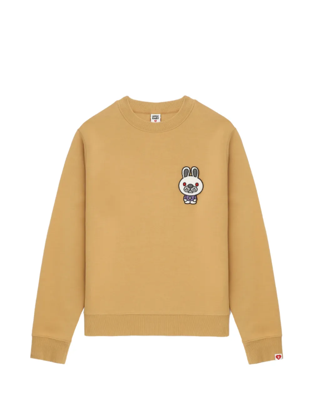APEE™ by *A BATHING APE® appliqué crew-neck sweatshirt - Toni neutri
