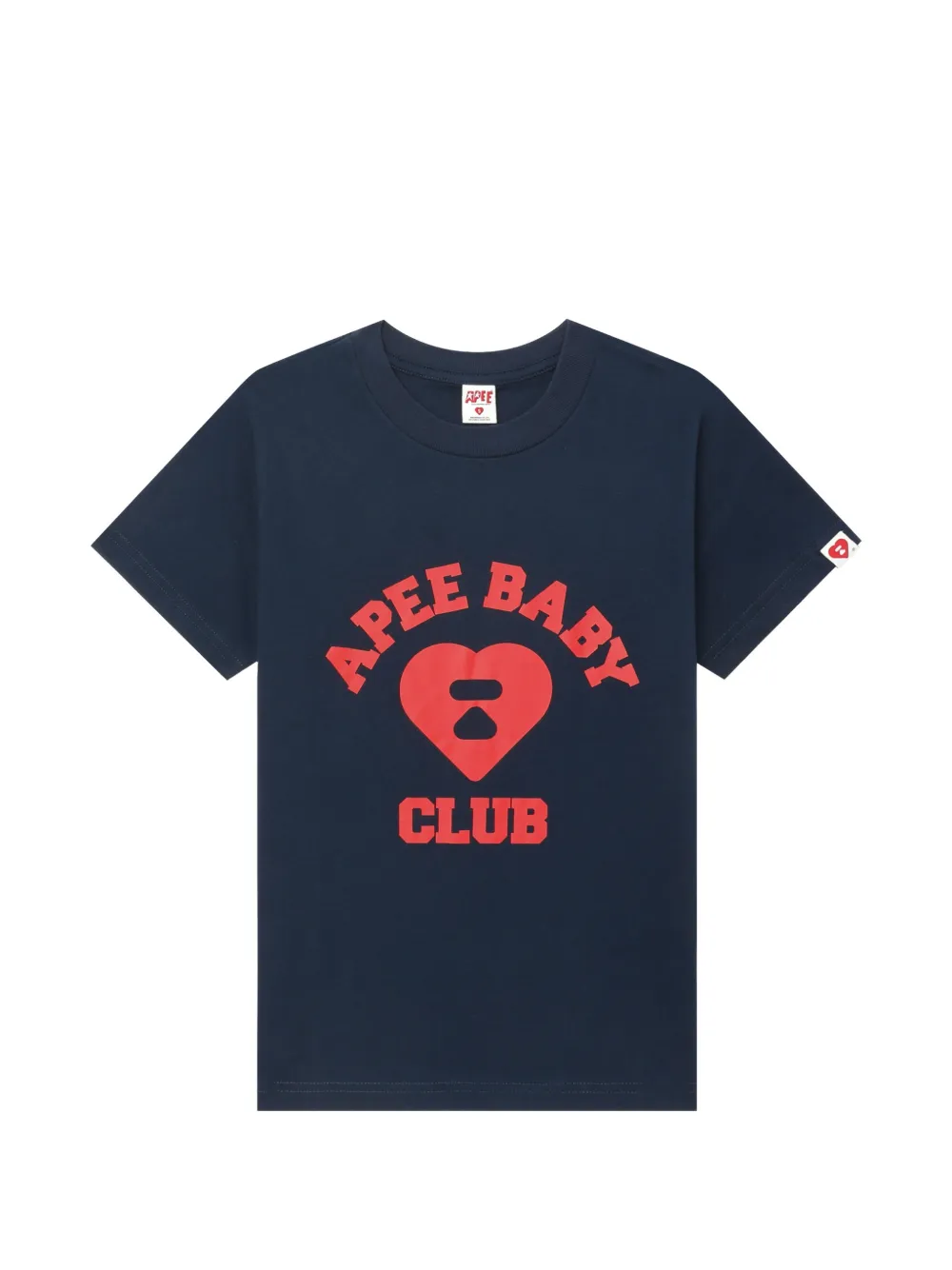 APEE™ by *A BATHING APE® Apee heart print T-shirt - Blau