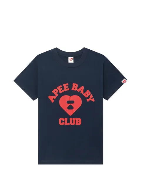A BATHING APE® Apee heart print T-shirt