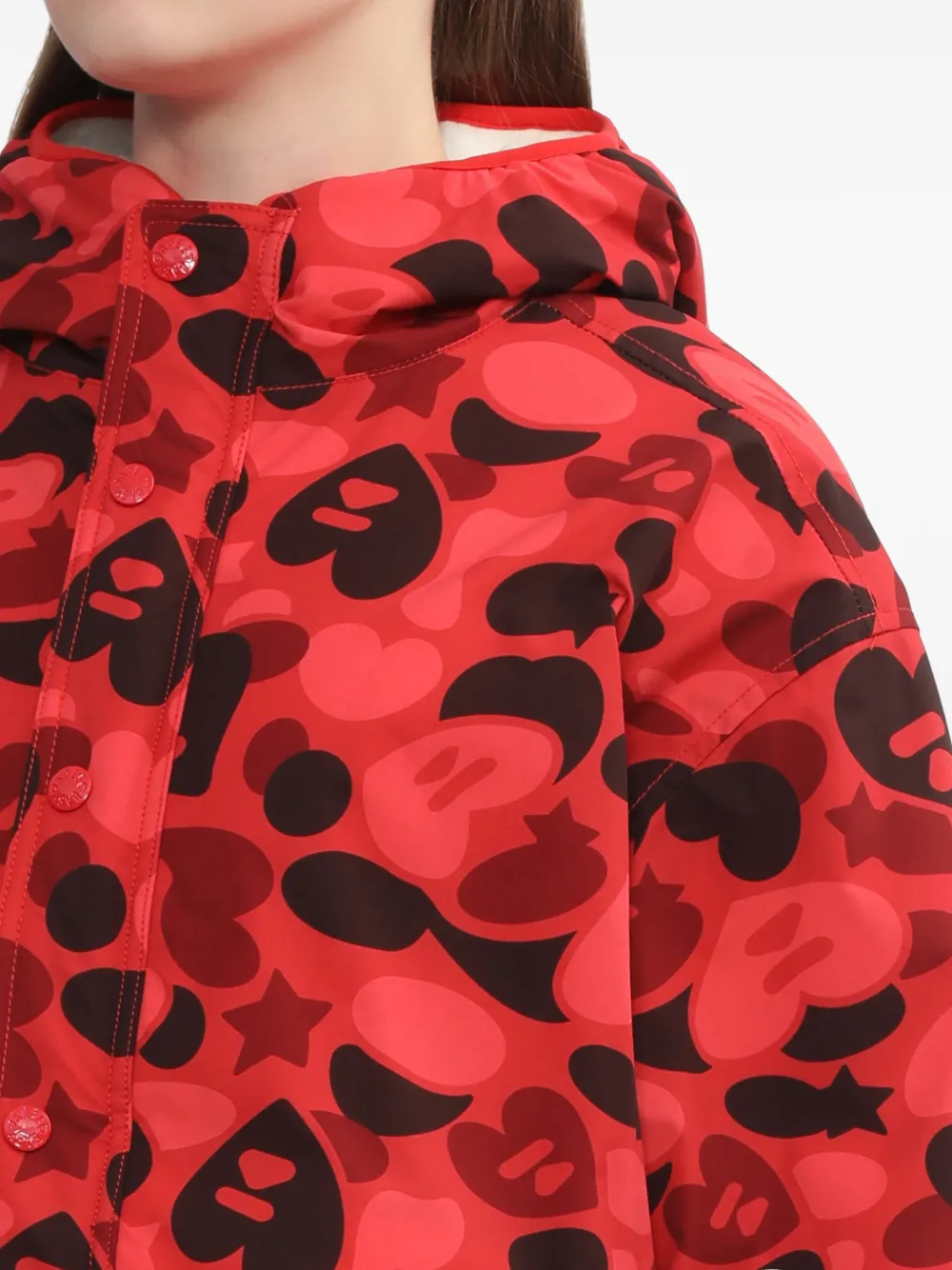 Apee hooded camouflage jacket