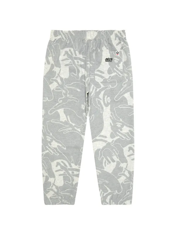 AAPE BY *A BATHING APE® Moonface カモフラージュ トラックパンツ