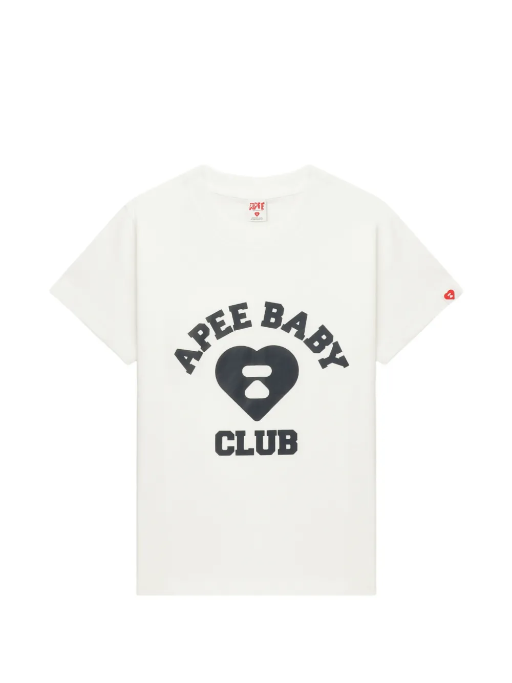 APEE™ by *A BATHING APE® heart logo T-shirt - Toni neutri