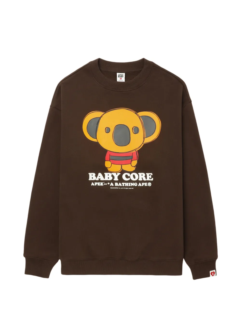 APEE™ by *A BATHING APE® Baby Core Sweatshirt - Braun