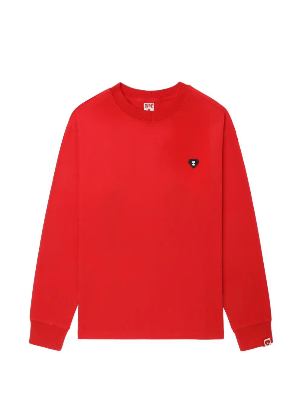 APEE™ by *A BATHING APE® Heart Badge sweatshirt - Rosso