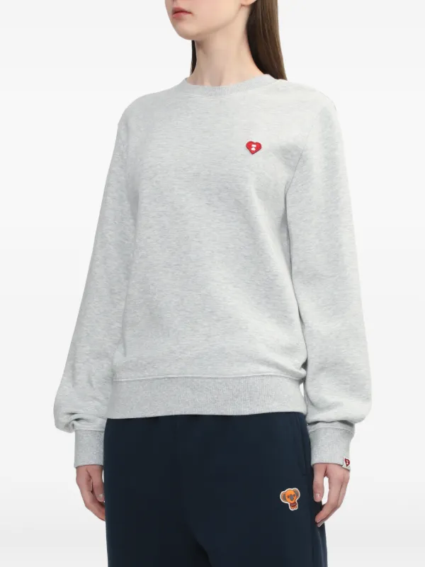 A BATHING APE® ハートロゴ セーター | グレー | FARFETCH JP