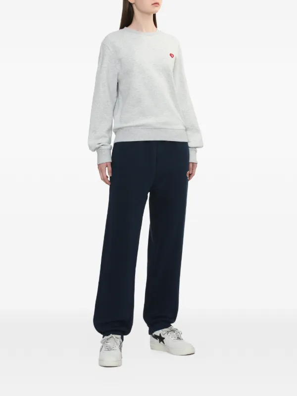 A BATHING APE® ハートロゴ セーター | グレー | FARFETCH JP